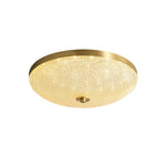 Modern Brushed Metal Acrylic LED Ceiling Light - LightfixturesUAE