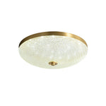 Modern Brushed Metal Acrylic LED Ceiling Light - LightfixturesUAE
