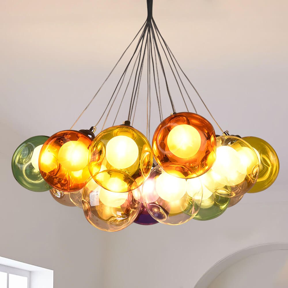 Modern Bubble Cluster Globes Pendant Lighting - LightfixturesUAE