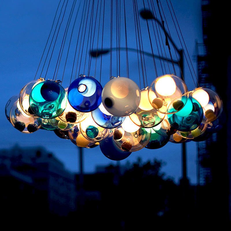 Modern Bubble Cluster Globes Pendant Lighting - LightfixturesUAE