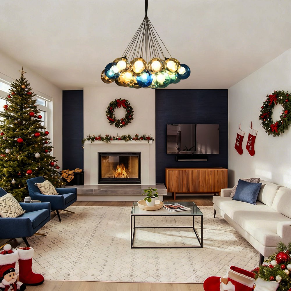 Modern Bubble Cluster Globes Pendant Lighting - LightfixturesUAE