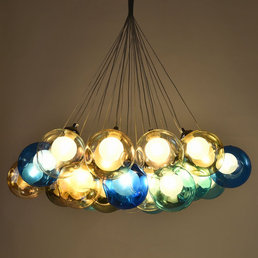 Modern Bubble Cluster Globes Pendant Lighting - LightfixturesUAE