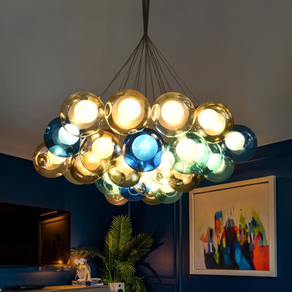 Modern Bubble Cluster Globes Pendant Lighting - LightfixturesUAE