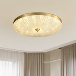 Modern Circle Round LED Flush Mount Ceiling Light - LightfixturesUAE