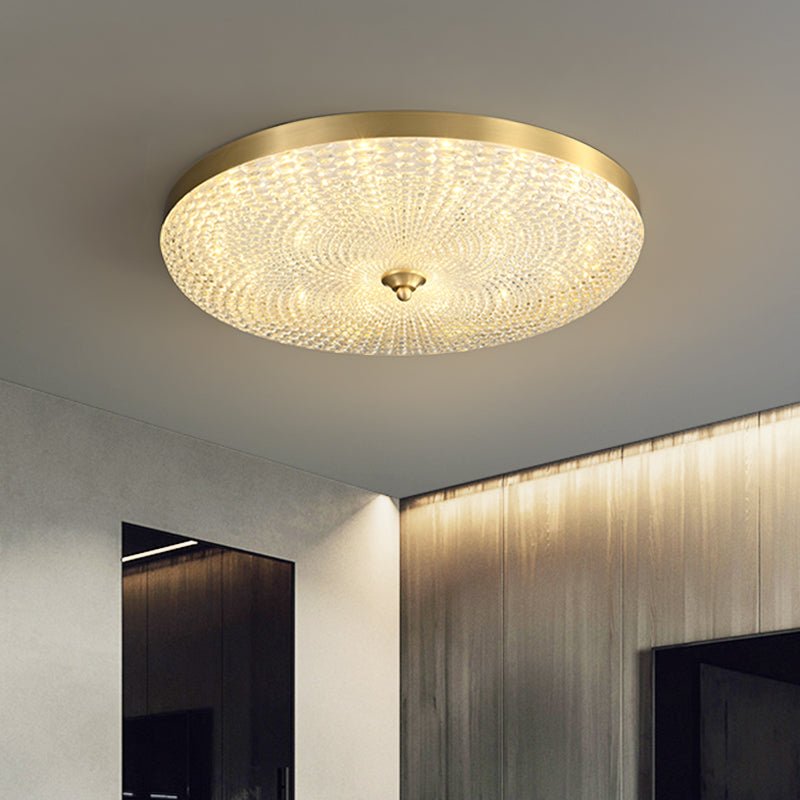 Modern Circle Round LED Flush Mount Ceiling Light - LightfixturesUAE