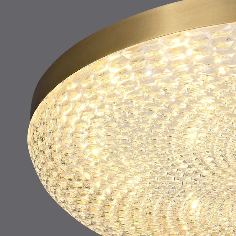 Modern Circle Round LED Flush Mount Ceiling Light - LightfixturesUAE