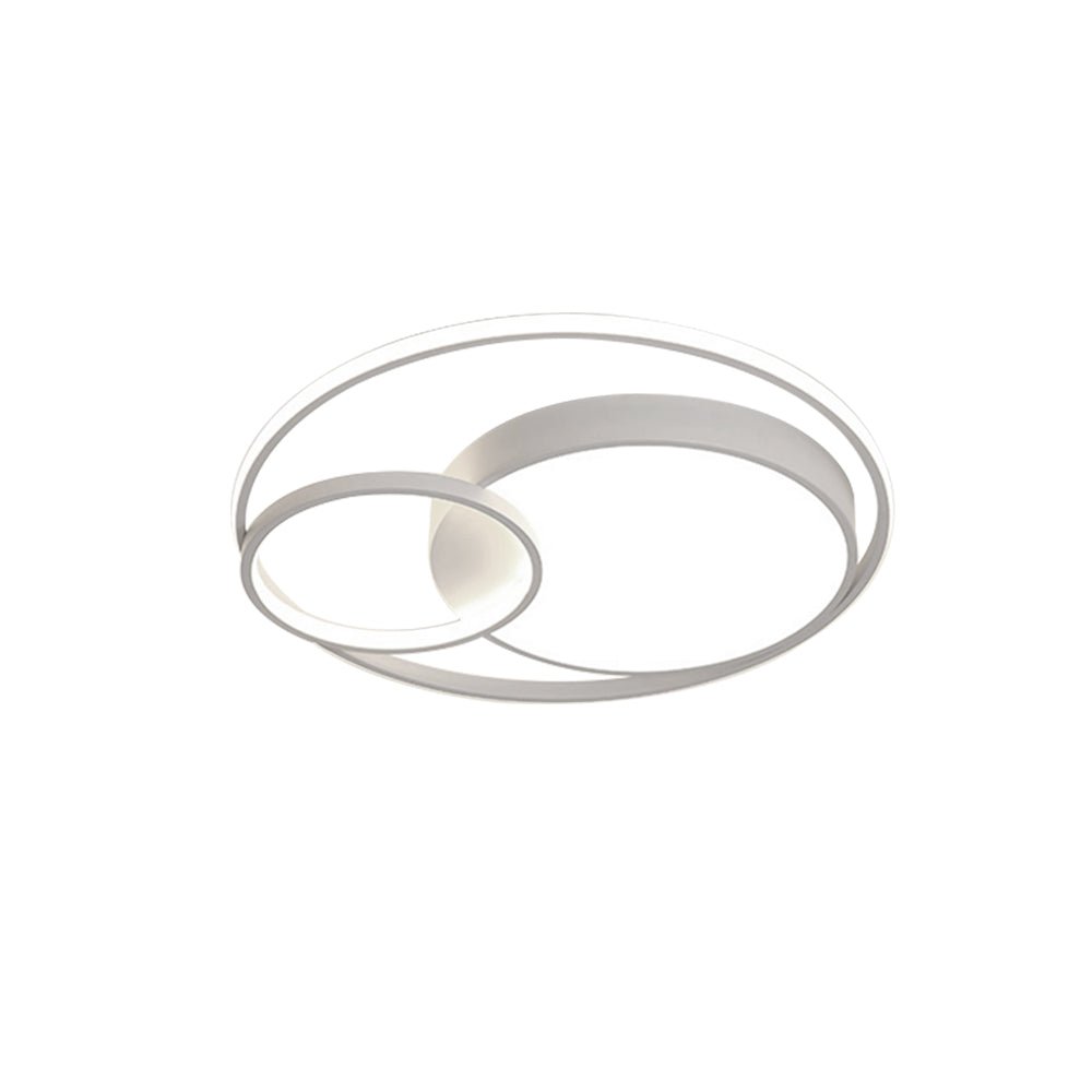 Modern Circular Rings LED Flush Mount Ceiling Light - LightfixturesUAE