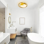 Modern Circular Rings LED Flush Mount Ceiling Light - LightfixturesUAE