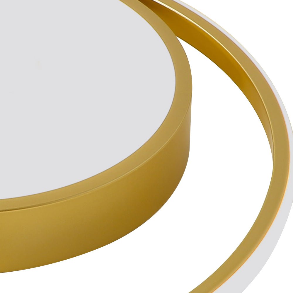 Modern Circular Rings LED Flush Mount Ceiling Light - LightfixturesUAE