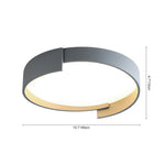 Modern Circular Round LED Flush Mount Ceiling Light - LightfixturesUAE