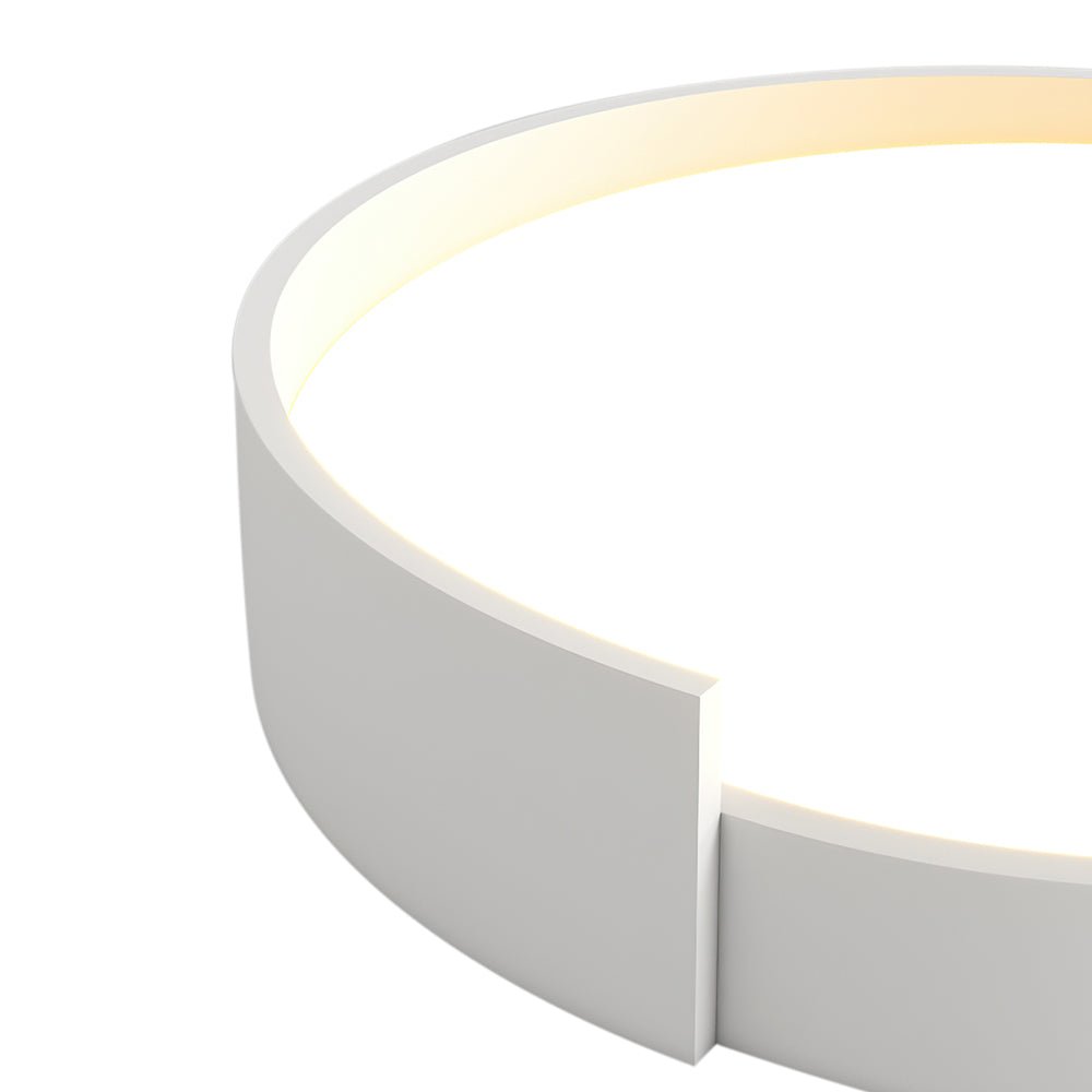 Modern Circular Round LED Flush Mount Ceiling Light - LightfixturesUAE