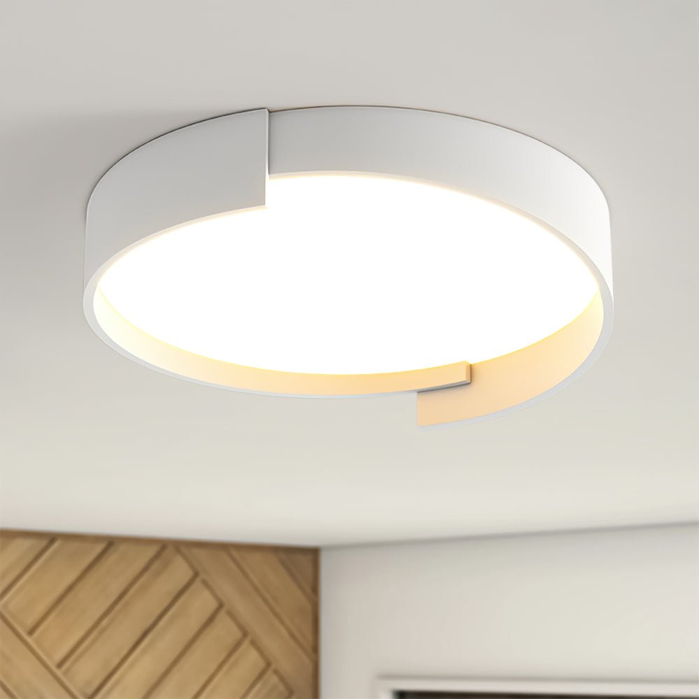 Modern Circular Round LED Flush Mount Ceiling Light - LightfixturesUAE