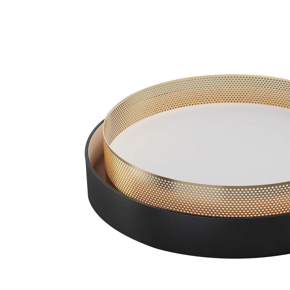 Modern Circular Round LED Hollow Flush Mount Ceiling Light - LightfixturesUAE