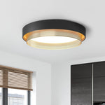 Modern Circular Round LED Hollow Flush Mount Ceiling Light - LightfixturesUAE
