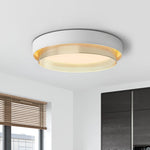 Modern Circular Round LED Hollow Flush Mount Ceiling Light - LightfixturesUAE