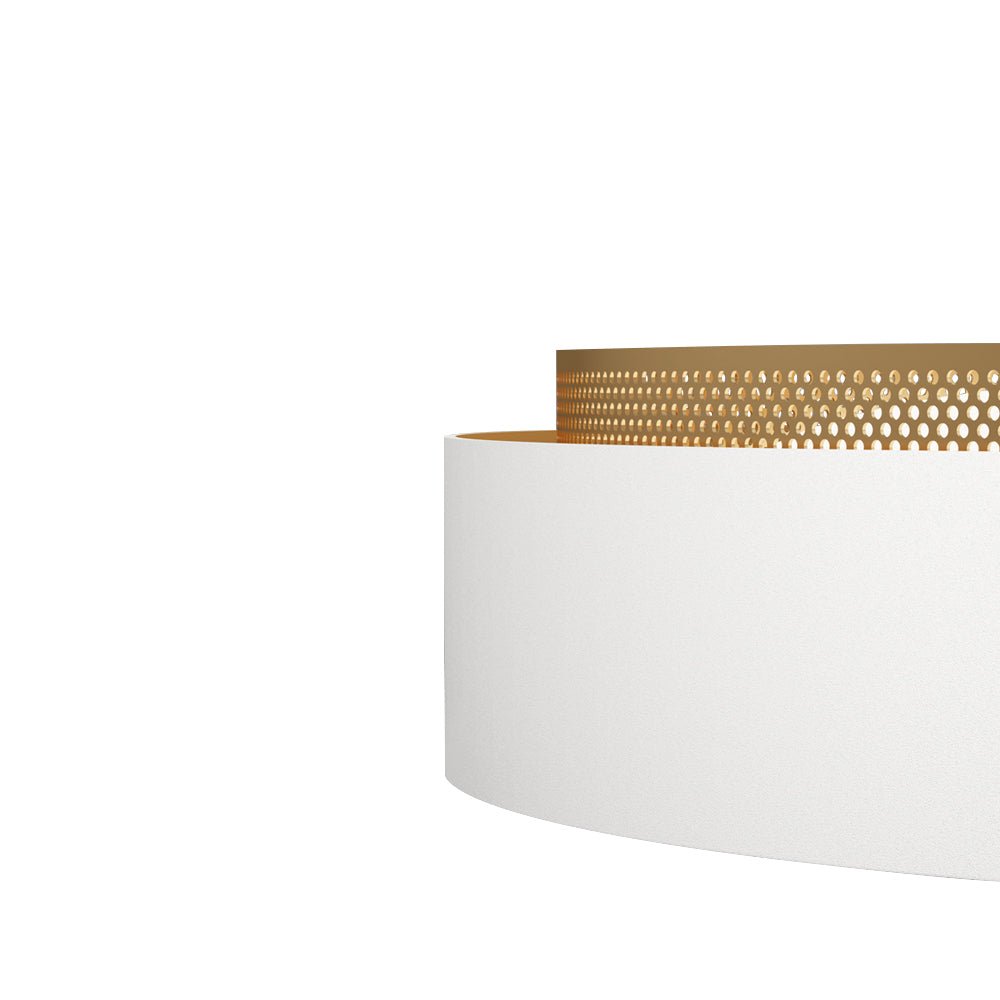 Modern Circular Round LED Hollow Flush Mount Ceiling Light - LightfixturesUAE