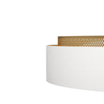 Modern Circular Round LED Hollow Flush Mount Ceiling Light - LightfixturesUAE