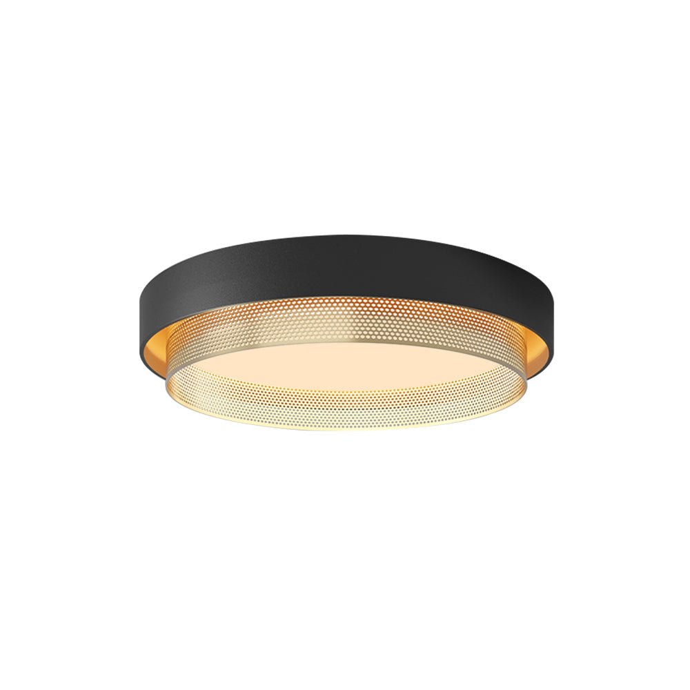 Modern Circular Round LED Hollow Flush Mount Ceiling Light - LightfixturesUAE