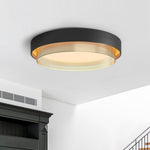 Modern Circular Round LED Hollow Flush Mount Ceiling Light - LightfixturesUAE