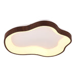 Modern Cloud Wood Grain LED Ceiling Light - LightfixturesUAE