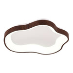 Modern Cloud Wood Grain LED Ceiling Light - LightfixturesUAE