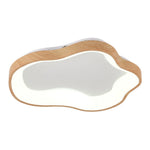 Modern Cloud Wood Grain LED Ceiling Light - LightfixturesUAE