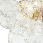 Modern Cluster Glass Bubble Sputnik Chandelier - LightfixturesUAE