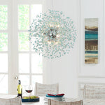 Modern Coastal Aqua Sea Firework 9 - Light Pendant Light - LightfixturesUAE