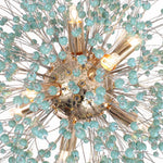Modern Coastal Aqua Sea Firework 9 - Light Pendant Light - LightfixturesUAE