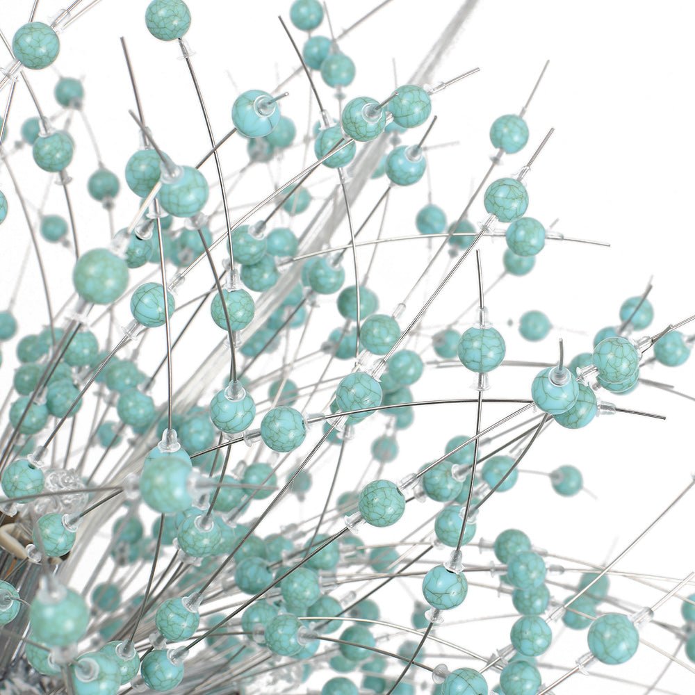 Modern Coastal Aqua Sea Firework 9 - Light Pendant Light - LightfixturesUAE