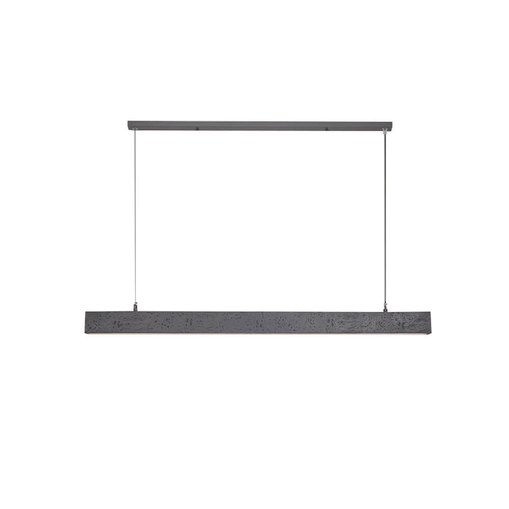 Modern Concrete LED Linear Pendant Light - LightfixturesUAE