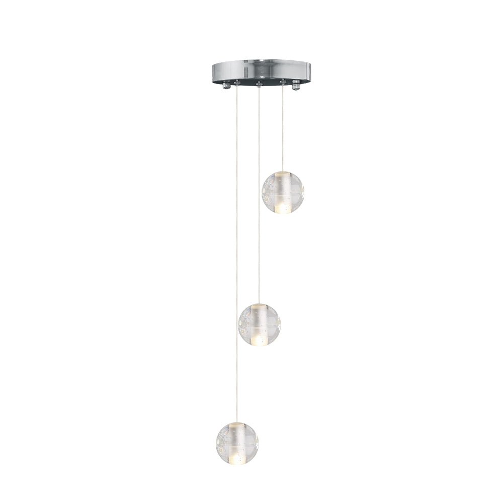 Modern Crystal Ball Staircase Pendant Light - LightfixturesUAE