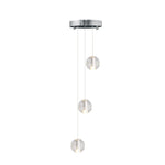 Modern Crystal Ball Staircase Pendant Light - LightfixturesUAE