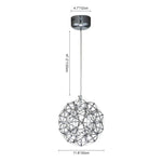 Modern Dimmable LED Sparkle Starry Chandelier - LightfixturesUAE