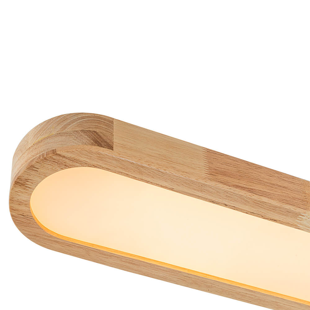 Modern Dimmable Long Oval LED Ceiling Light - LightfixturesUAE