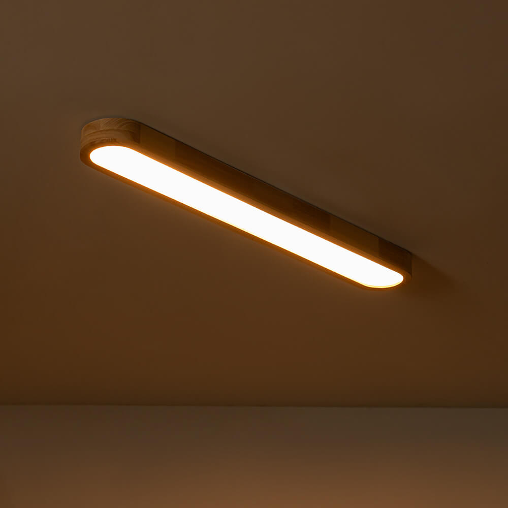Modern Dimmable Long Oval LED Ceiling Light - LightfixturesUAE