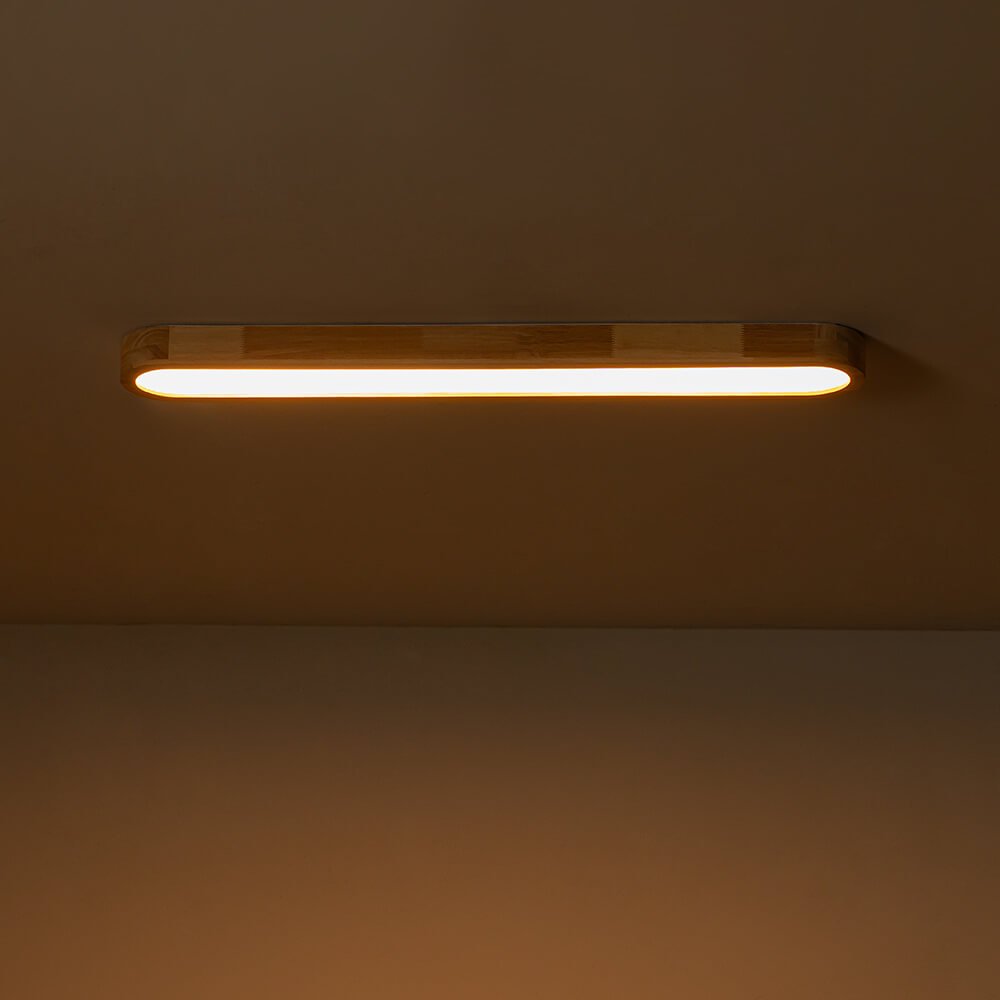 Modern Dimmable Long Oval LED Ceiling Light - LightfixturesUAE