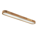 Modern Dimmable Long Oval LED Ceiling Light - LightfixturesUAE