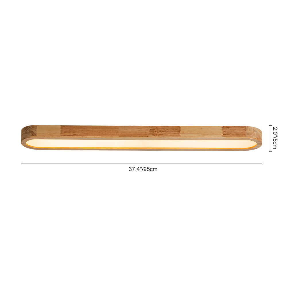 Modern Dimmable Long Oval LED Ceiling Light - LightfixturesUAE