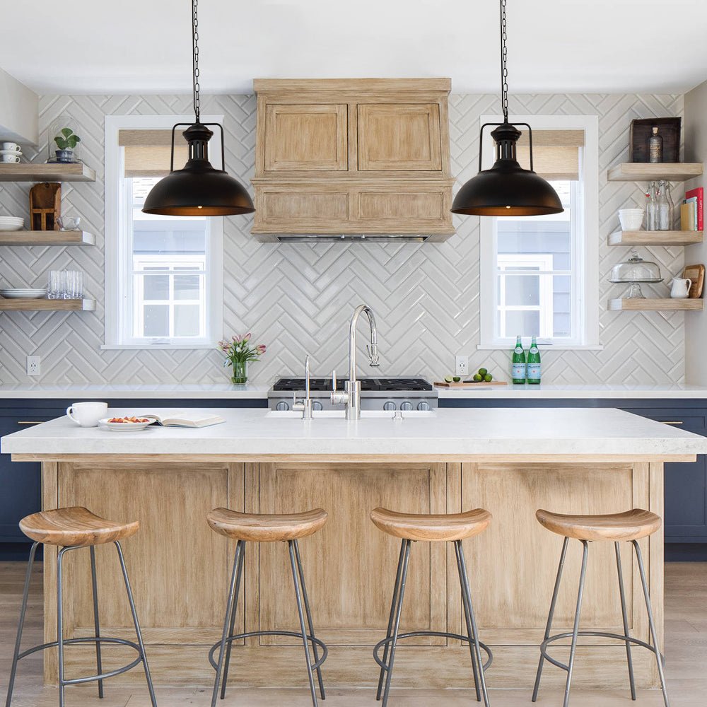 Modern Farmhouse Dome Pendant Lighting - LightfixturesUAE