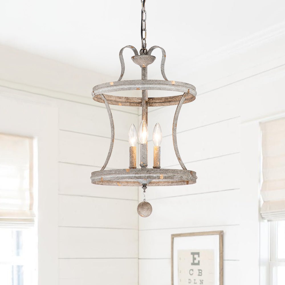 Modern Farmhouse Open Curved Pendant Lighting - LightfixturesUAE