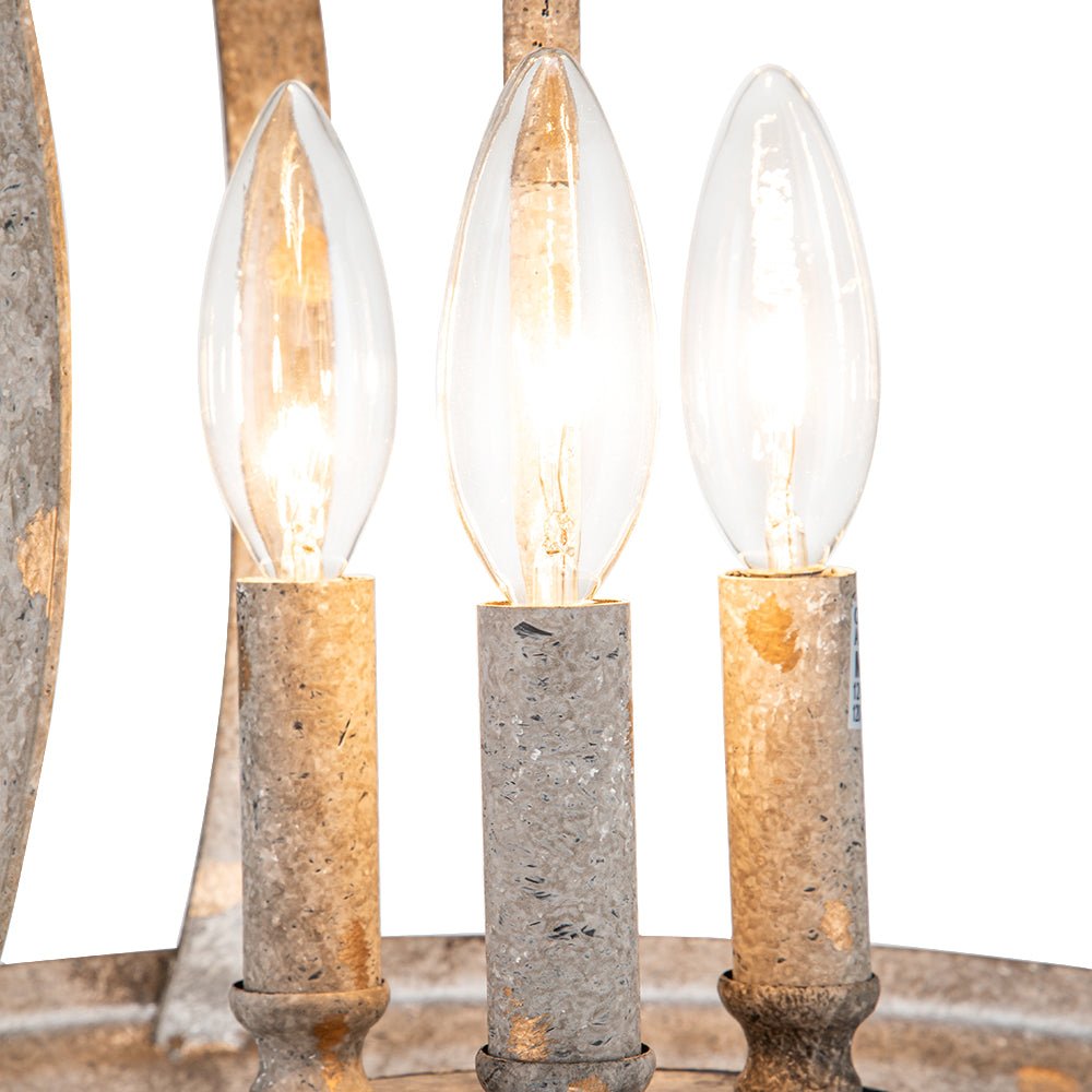 Modern Farmhouse Open Curved Pendant Lighting - LightfixturesUAE