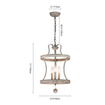 Modern Farmhouse Open Curved Pendant Lighting - LightfixturesUAE