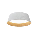 Modern Fluted Ribbed Round LED Flush Mount Ceiling Light - LightfixturesUAE
