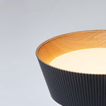 Modern Fluted Ribbed Round LED Flush Mount Ceiling Light - LightfixturesUAE