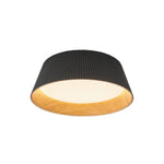 Modern Fluted Ribbed Round LED Flush Mount Ceiling Light - LightfixturesUAE