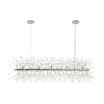 Modern Glam 15 - Light Starburst Dandelion Crystal Glass Linear Chandelier - LightfixturesUAE