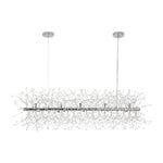 Modern Glam 15 - Light Starburst Dandelion Crystal Glass Linear Chandelier - LightfixturesUAE