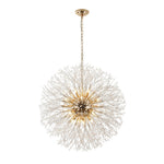 Modern Glam 16 - Light Starburst Dandelion Crystal Glass Chandelier - LightfixturesUAE