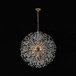 Modern Glam 16 - Light Starburst Dandelion Crystal Glass Chandelier - LightfixturesUAE